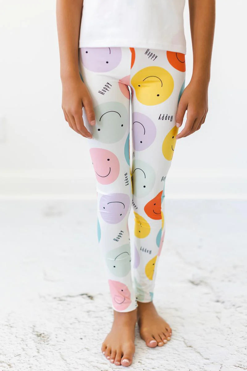 Mila & Rose Bright Lilac Ruffle Shirt and Happy Days Laggings Set