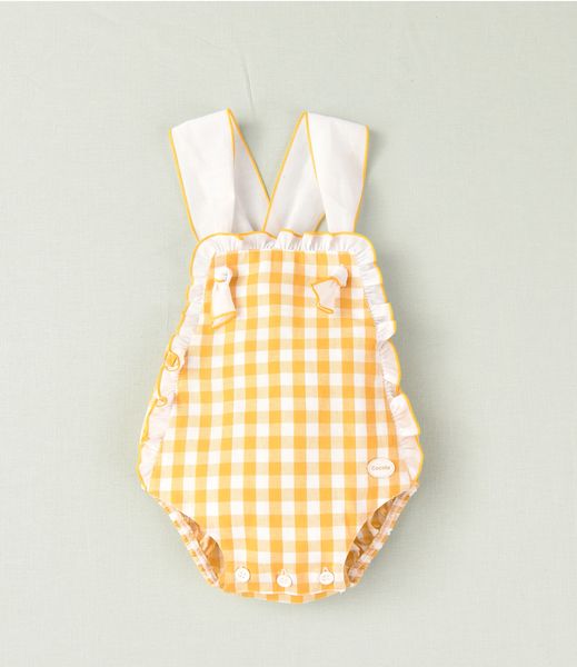 Cocote Baby & Kids Ranita Vichy Amarillo Ref. 02-45019