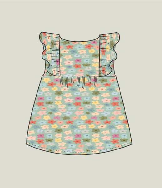 Cocote Baby & Kids Vestido Flores Unico Ref. 02-45062