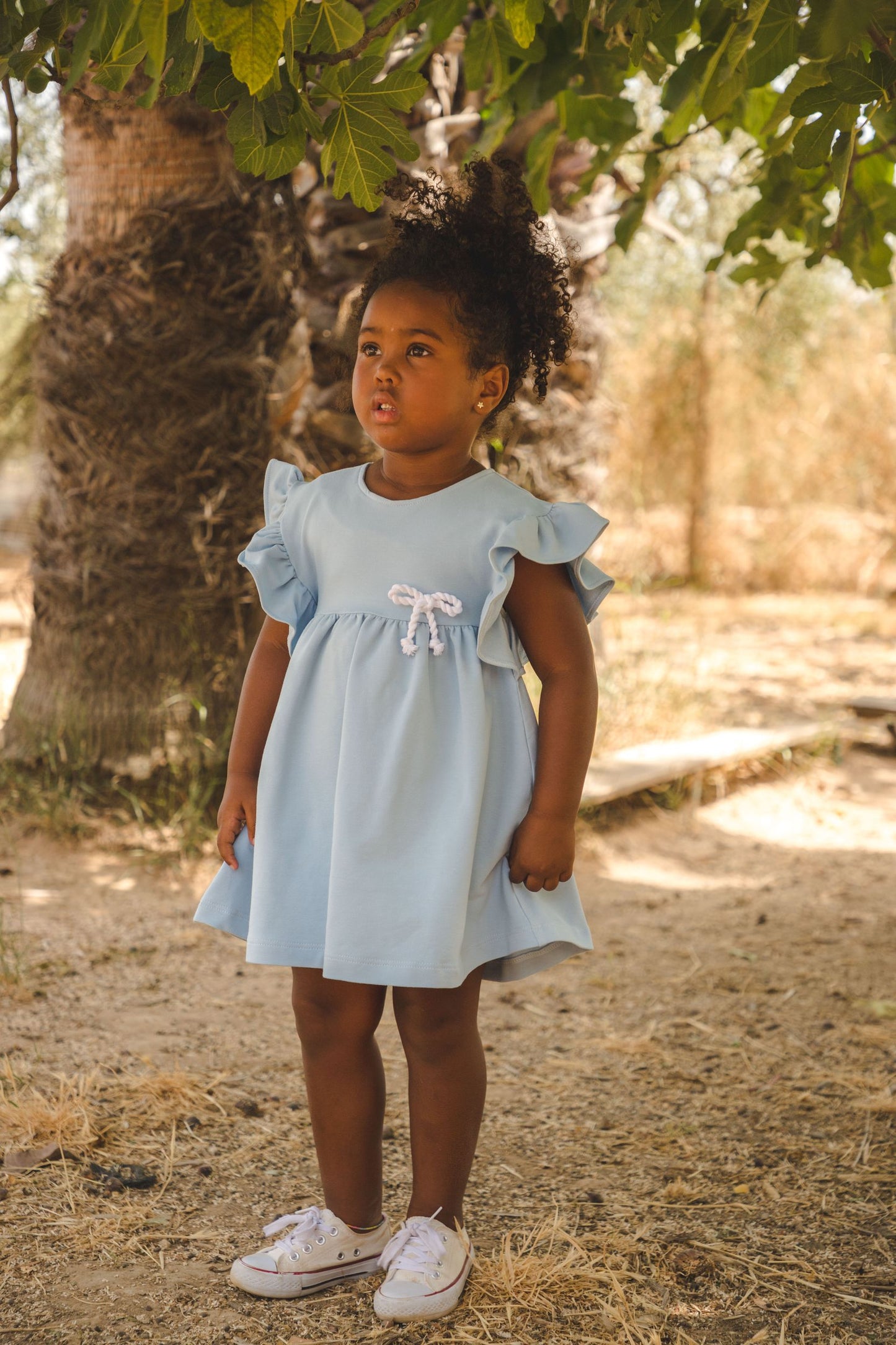 Cocote Vestido Felpa Celeste