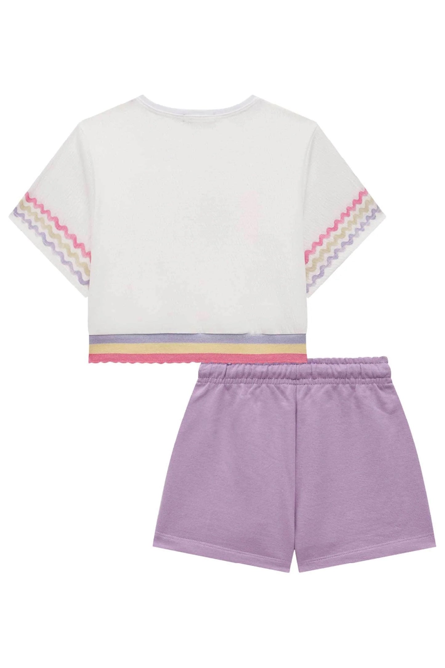 Infanti Conjunto de blusa corta y falda pantalón Ref. 75680