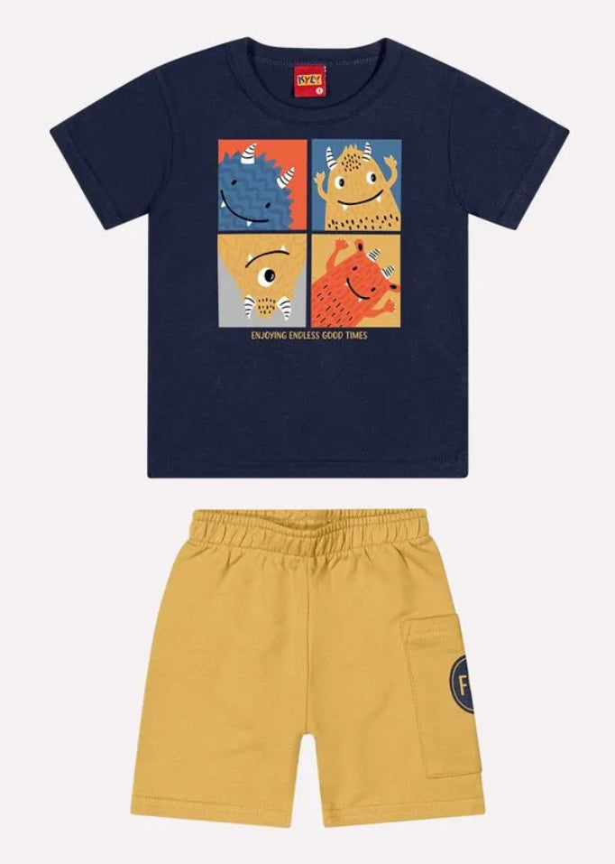Kyly Set Animalitos Navy Blue Ref.1000585-6826