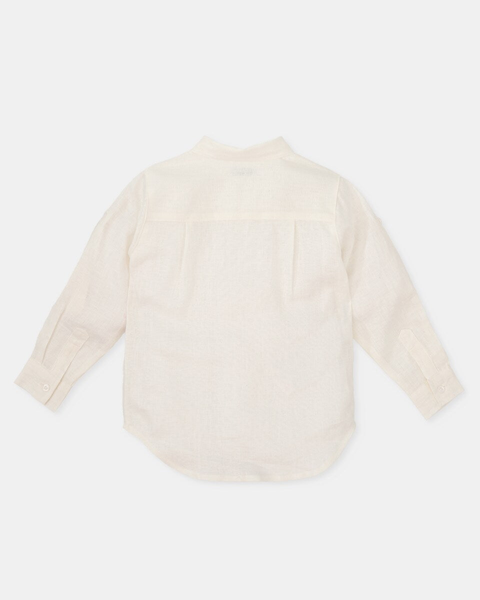 Tutto Piccolo Camisa Manga Larga Blanco Químico
