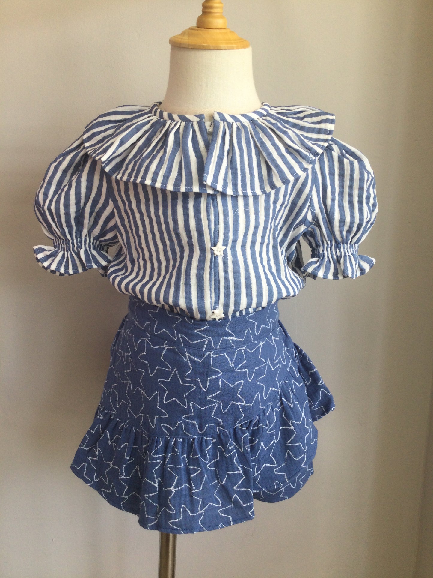 José Varon - Conjunto Niña Rayas y Estrellas 2P