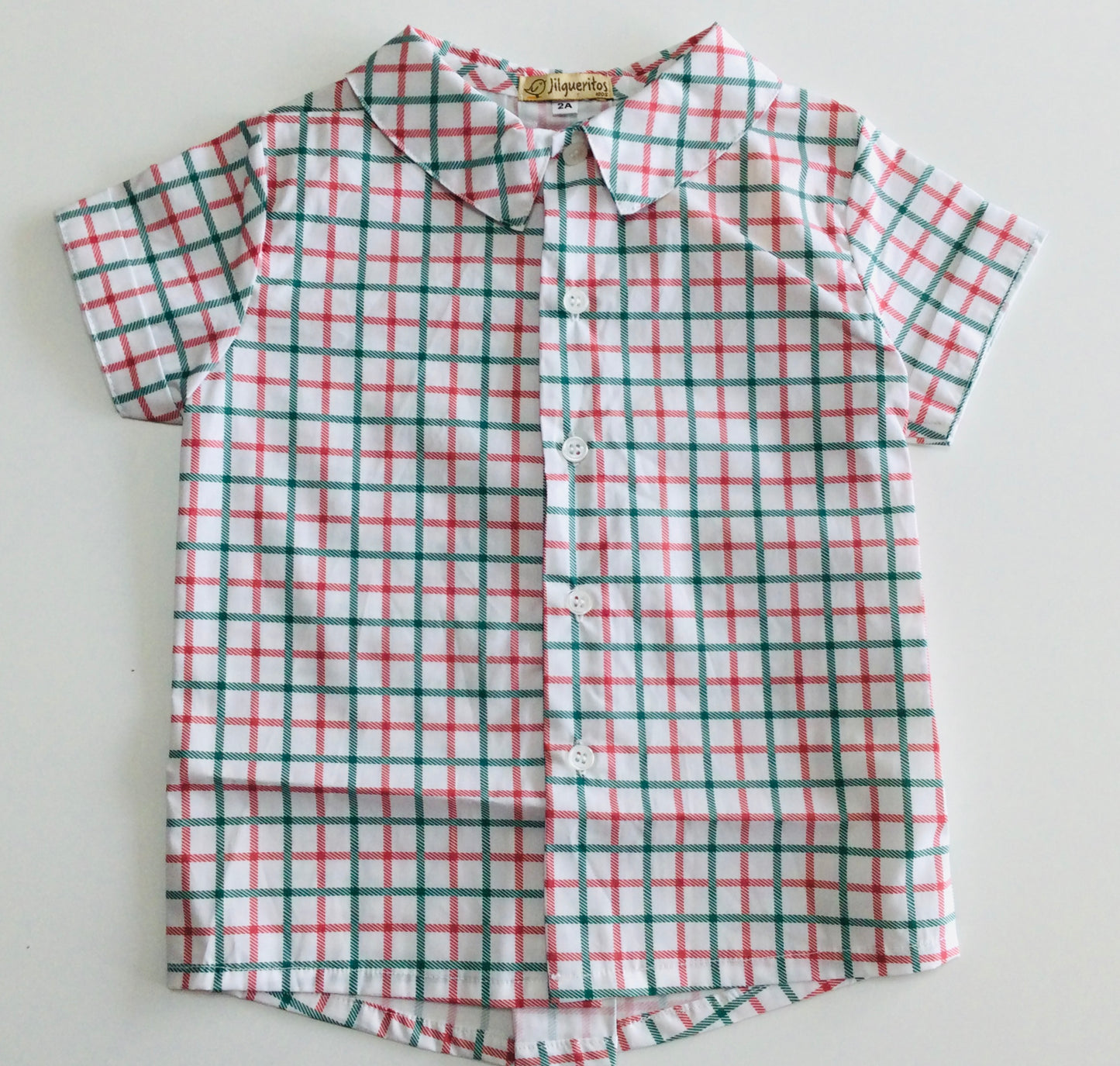Jilgueritos Kids Thin Tartan Short Set