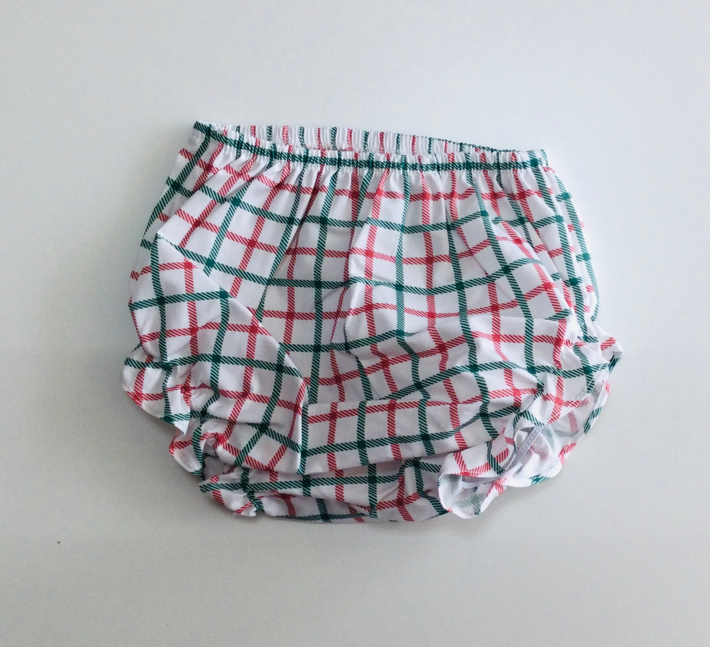 Jilgueritos Kids Thin Tartan Smocked Bloomer Baby Dress