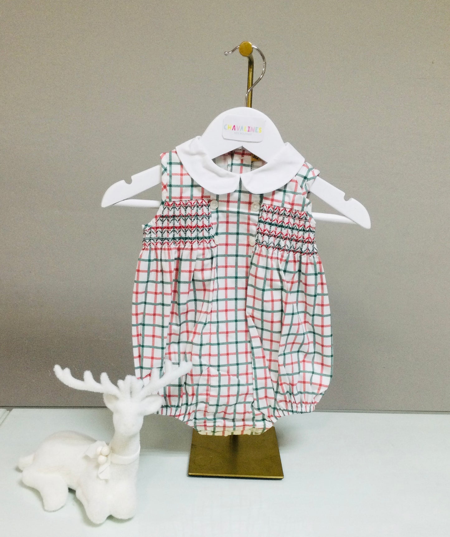 Jilgueritos Kids Unisex Smocked Romper