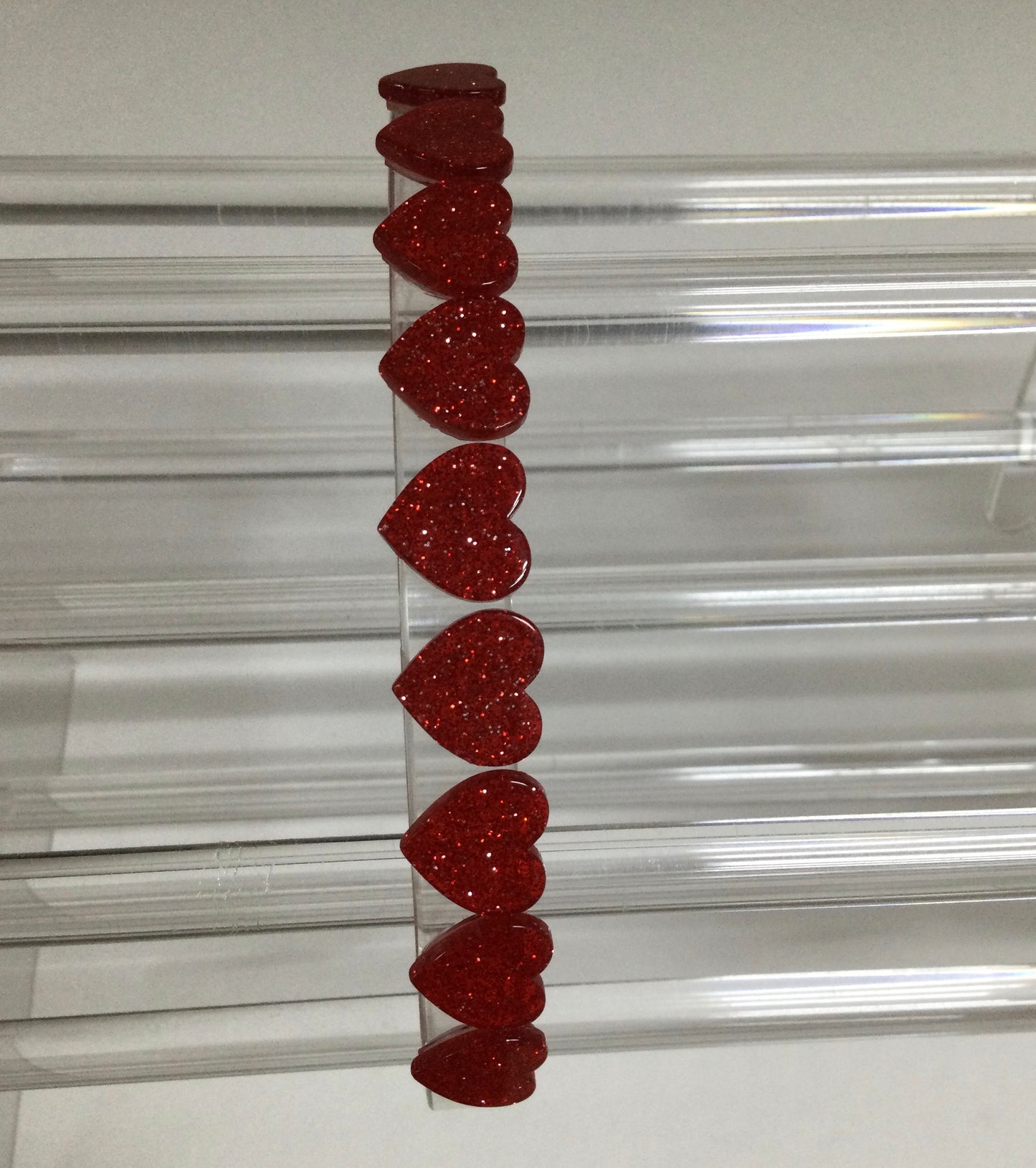 Lilies & Roses Hearts Glitter Trio Red Headband