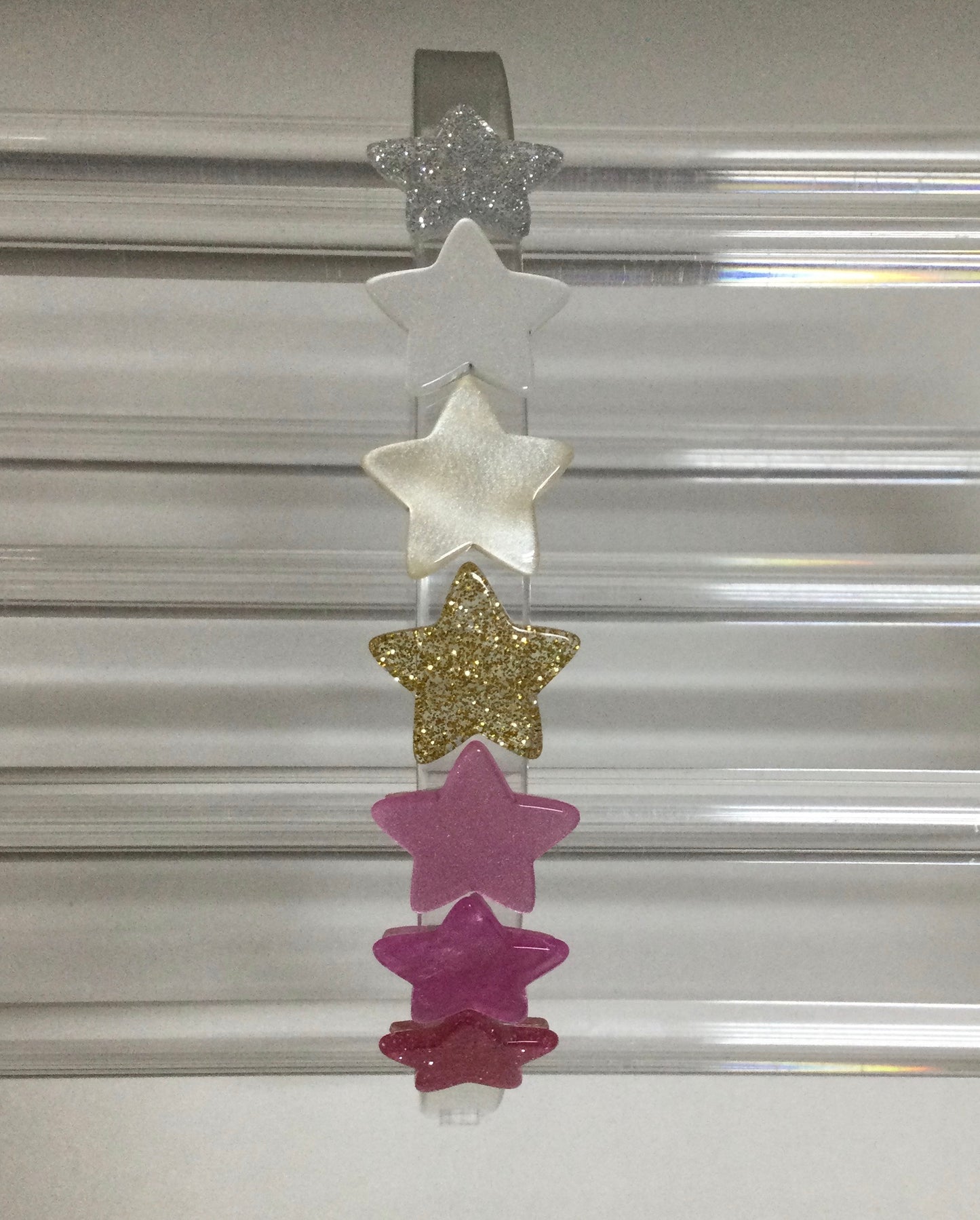 Lilies & Roses Mini Stars Pearlized Pink Headband
