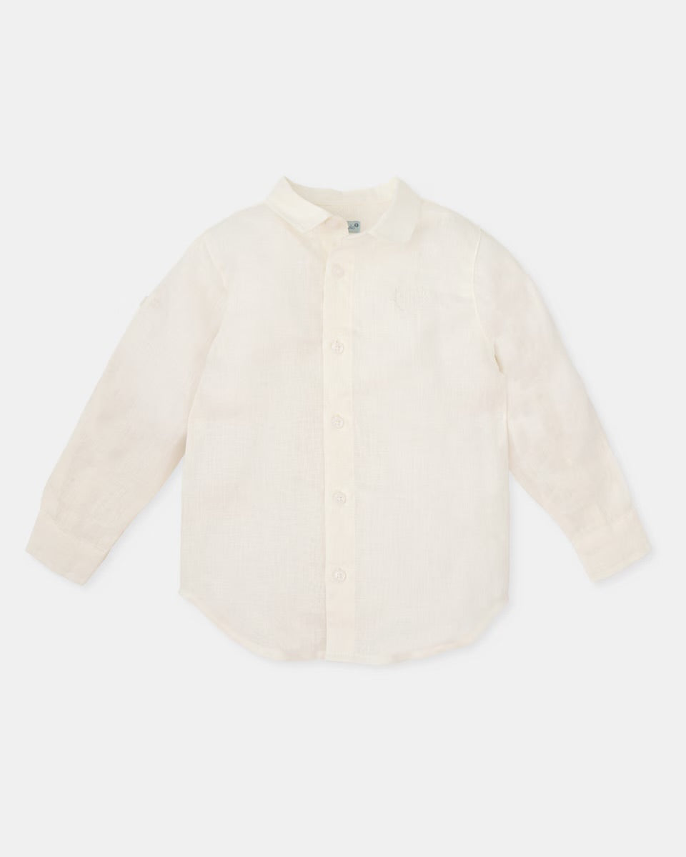 Tutto Piccolo Camisa Manga Larga Blanco Químico