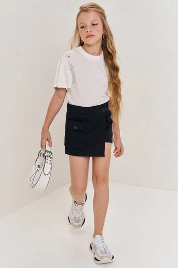 Vic & Vicky Conjunto Niña Blusa y Falda Pantalón Ref.73799