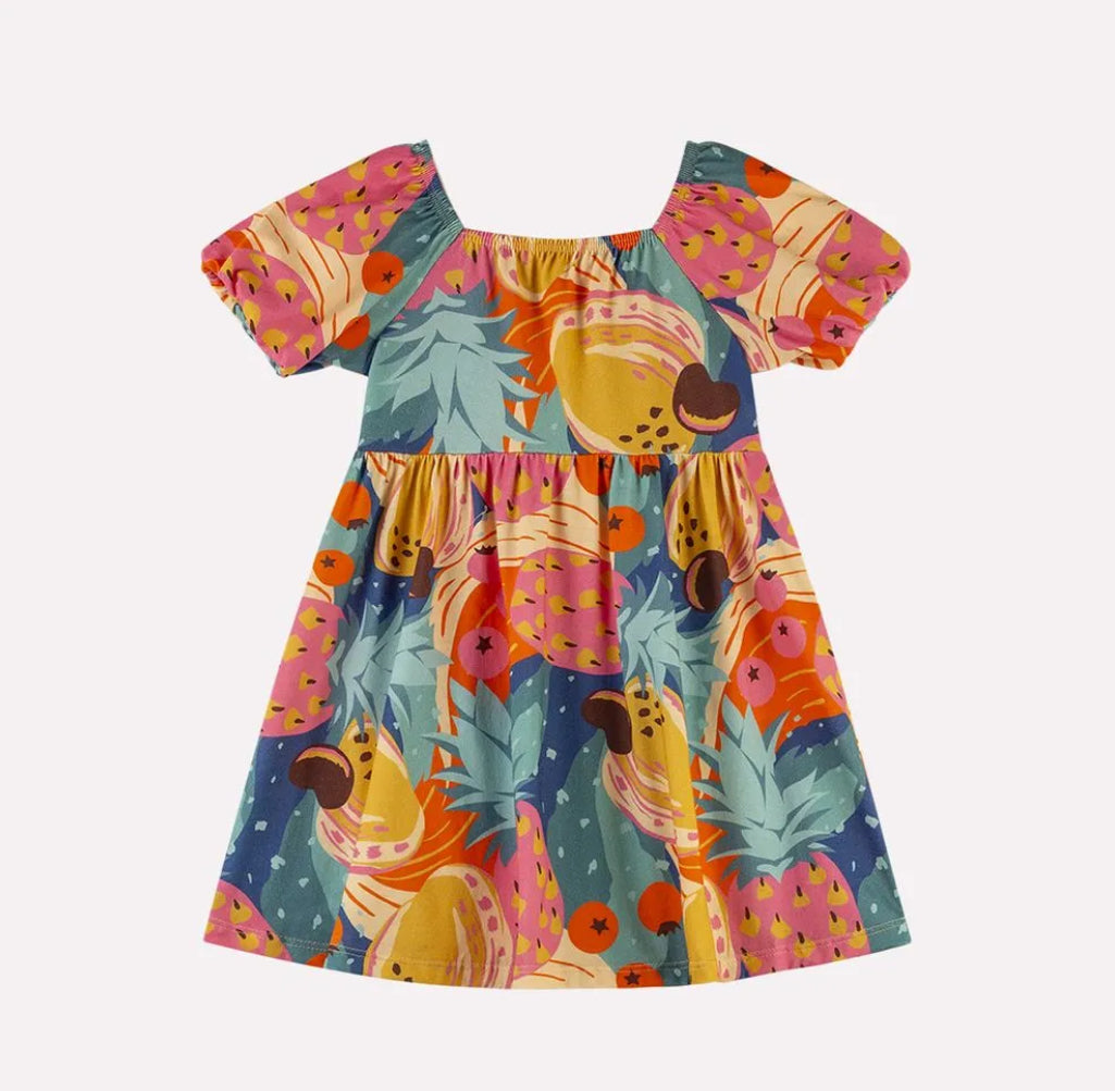 Nanai Vestido Infantil Estampado Tropical Ref.6000117-2735