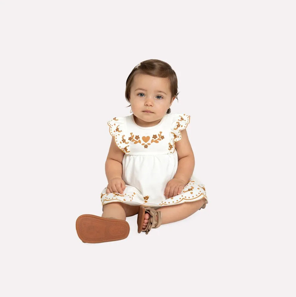 Milon Vestido Infantil Con Braguita Rosa Ref. 2000447-40117