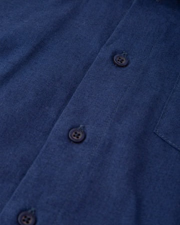 TUTTO PICCOLO CONJUNTO CAMISA LINO AZUL MARINO BERMUDA RAYAS AZUL MARINO