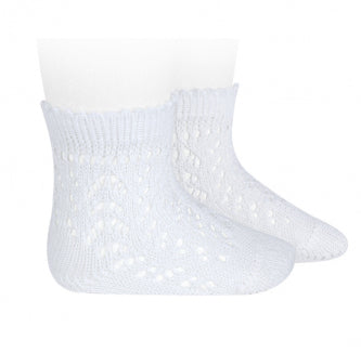 Cóndor Calcetines Cortos Calados Blanco Ref.2.518/4 Col: 200