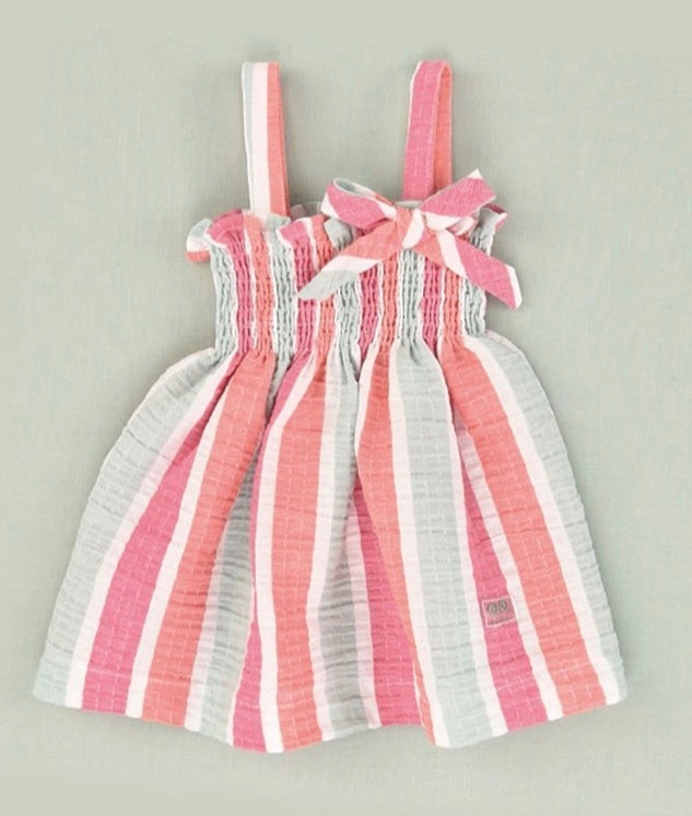 José Varón Stripes Girls Dress Ref. 03-50208