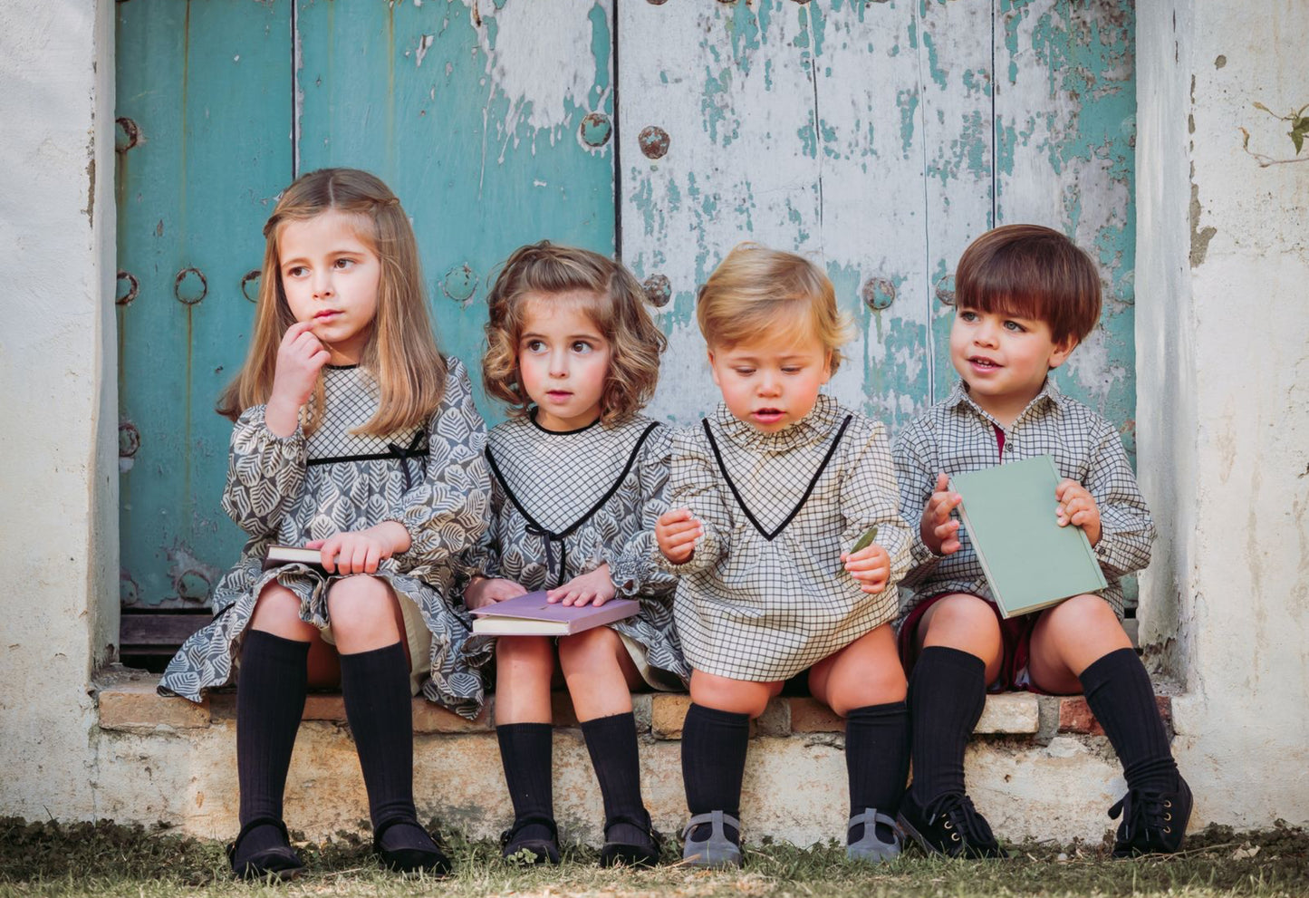 Cocote Baby Kids Conjunto Cuadros Niño Ref. 02-51016