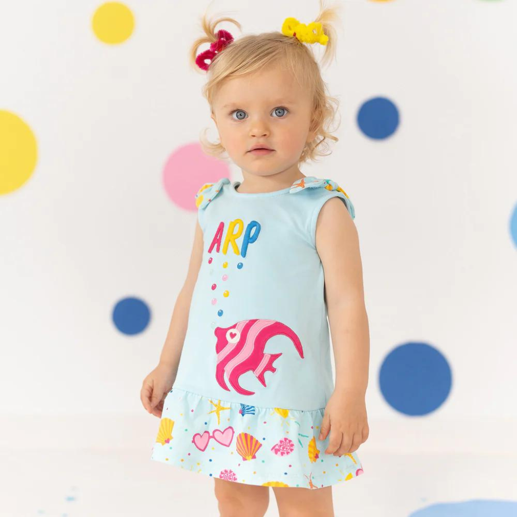 Agatha Ruiz De La Prada Aquamarine Sleeveless Dress
