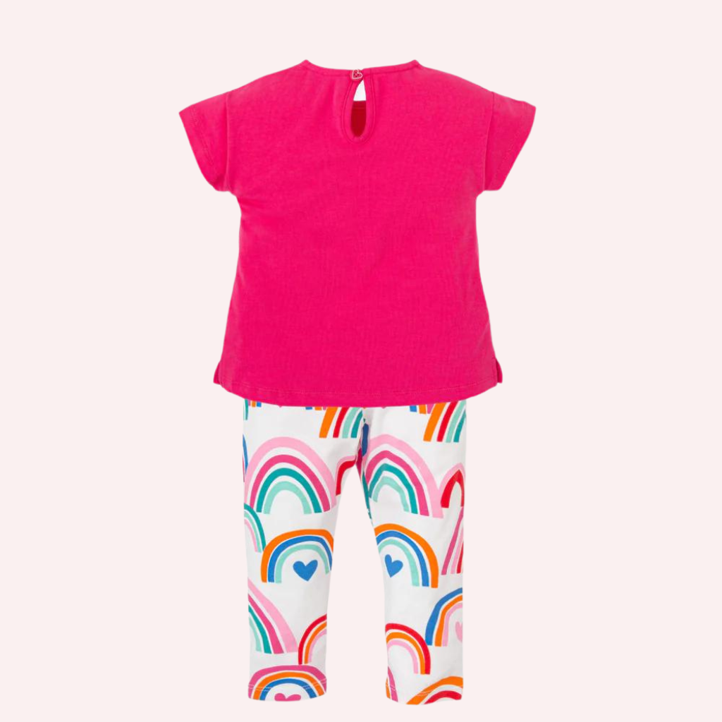 Agatha Ruiz De La Prada Fuchsia Rainbow 2 Piece Set