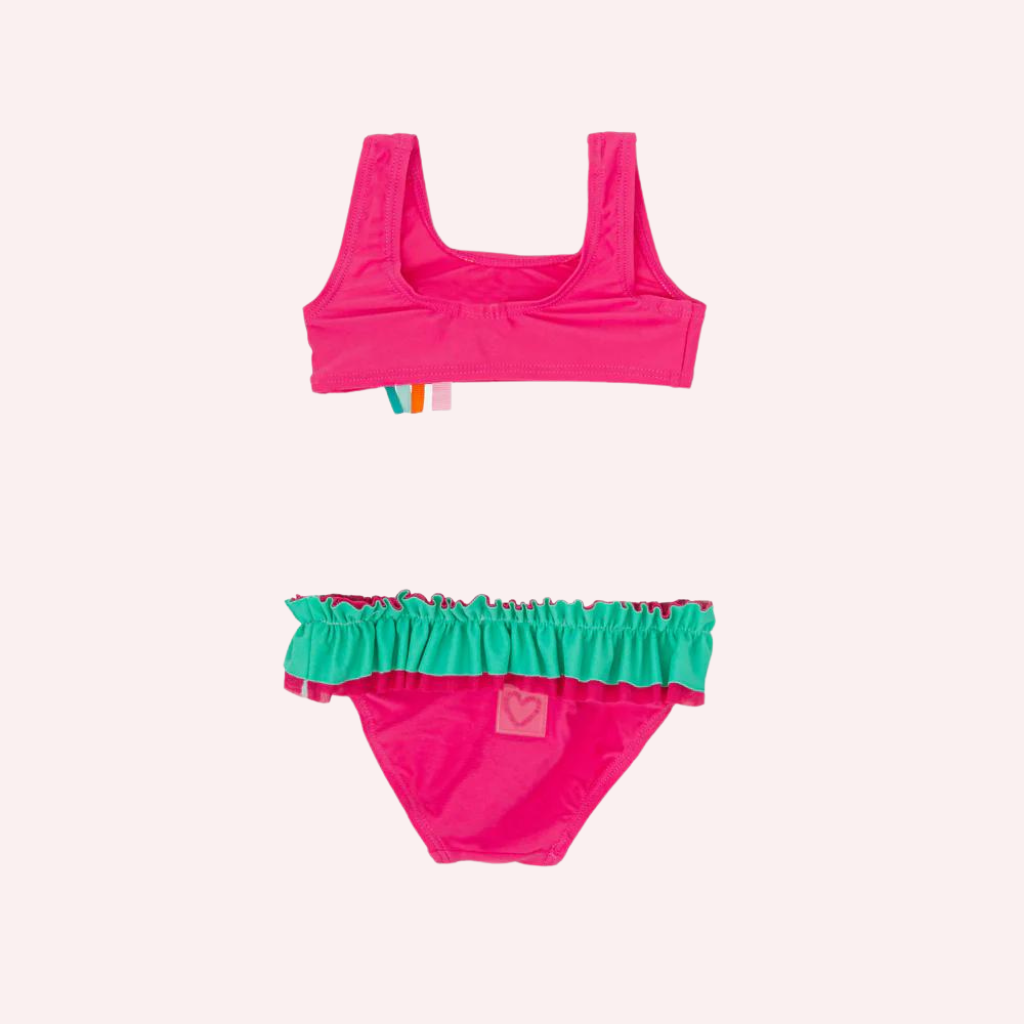 Agatha Ruiz De La Prada Fuchsia Rainbow Bikini