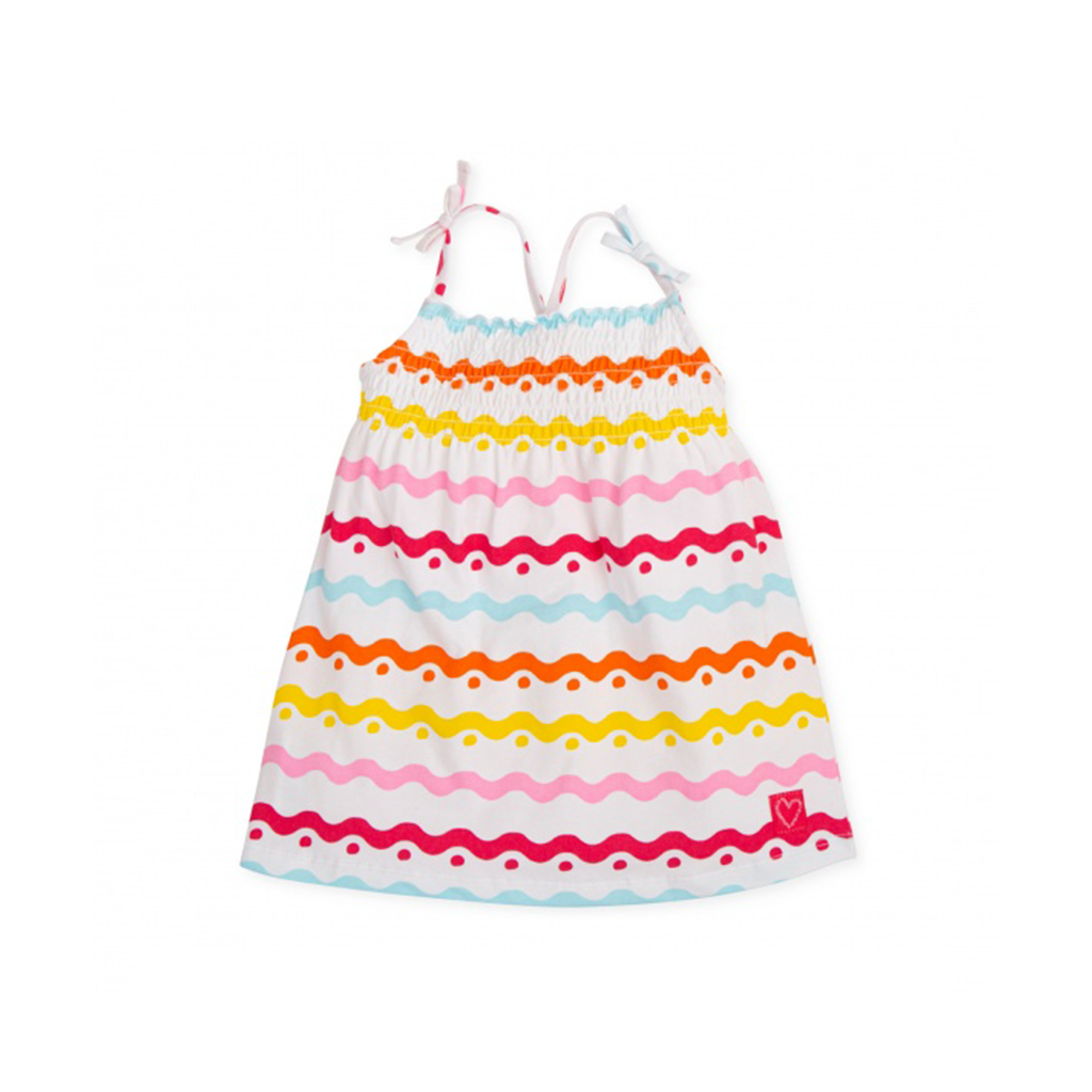 Agatha Ruiz De La Prada Multicolor Wave Strapless Dress
