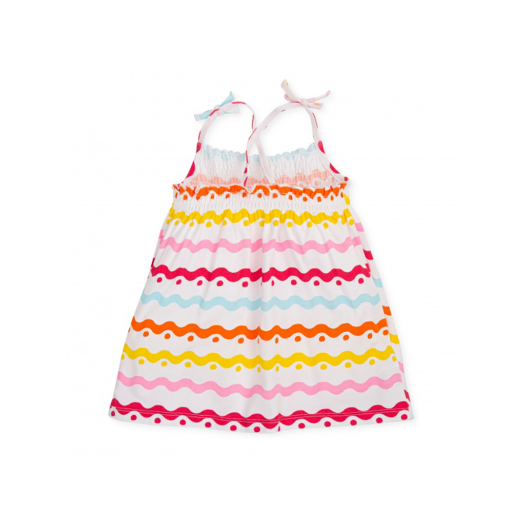 Agatha Ruiz De La Prada Multicolor Wave Strapless Dress