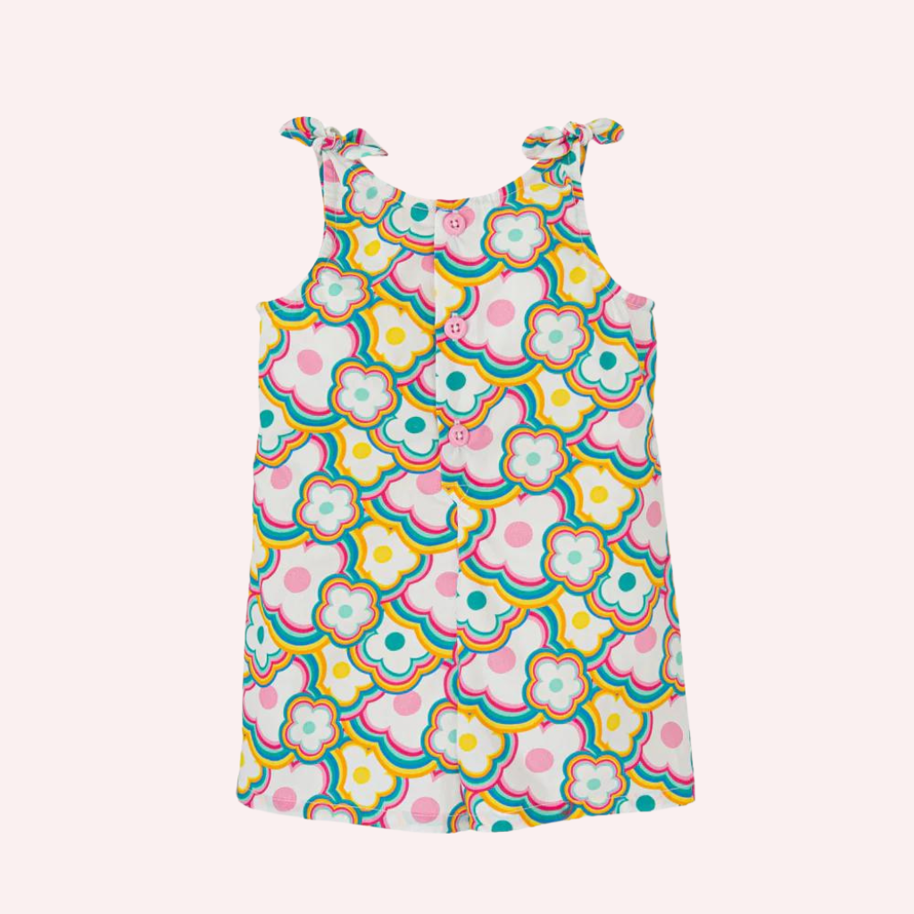 Agatha Ruiz De La Prada Multicolored Flowers Overalls