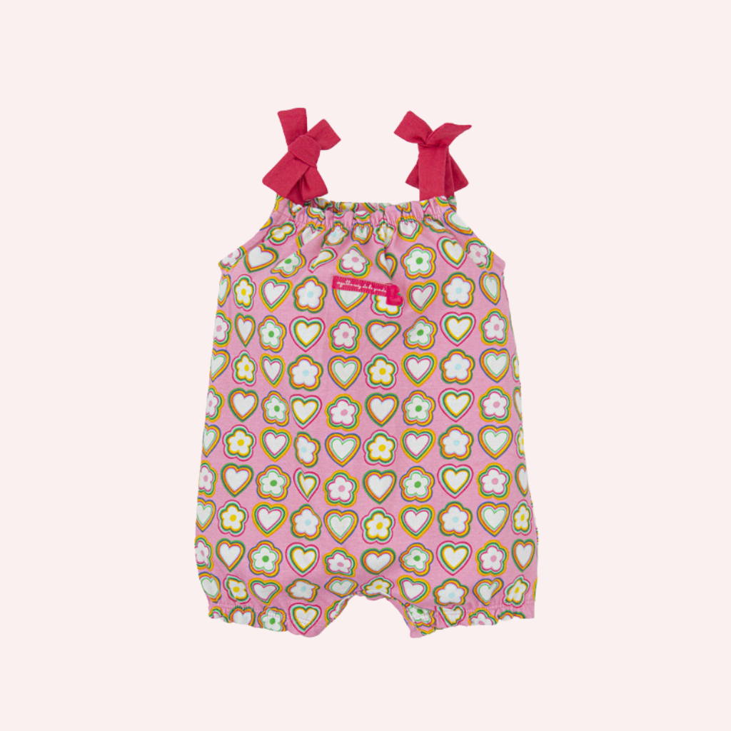 Agatha Ruiz De La Prada Strawberry Rainbows and Hearts Babygrow