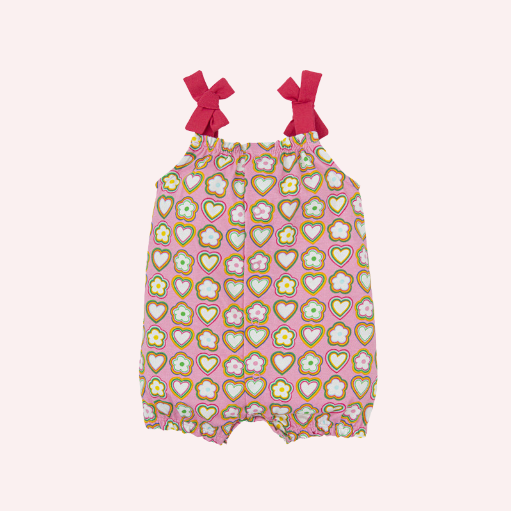 Agatha Ruiz De La Prada Strawberry Rainbows and Hearts Babygrow