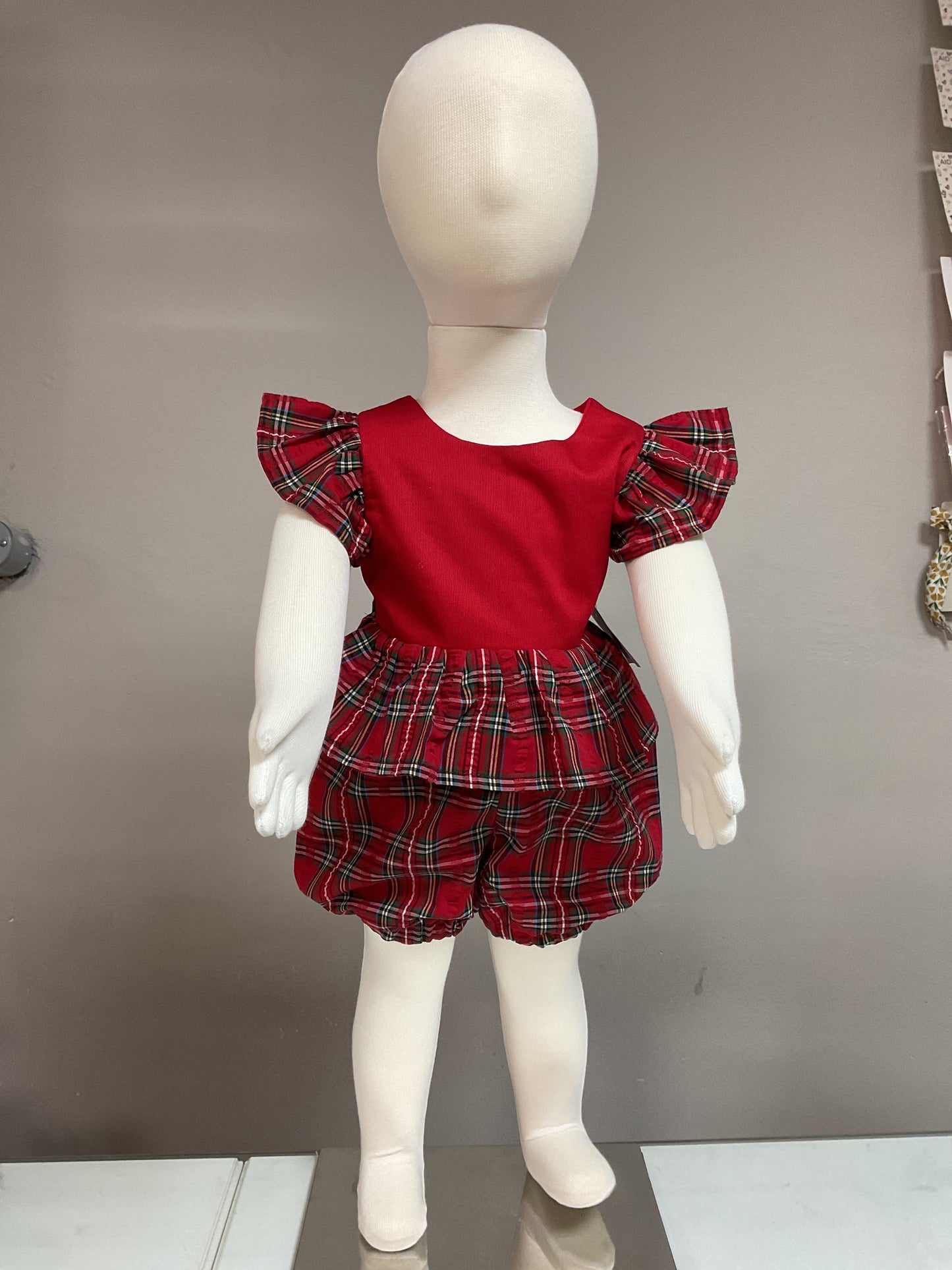 Conjunto Infantil Tartán
