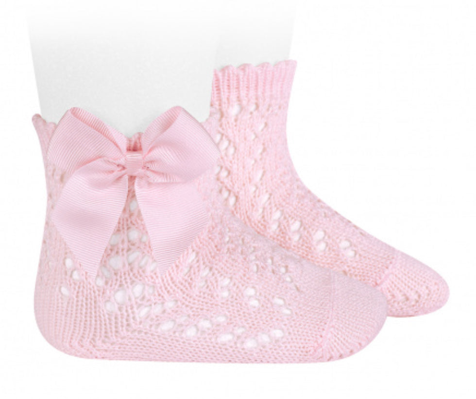 Cóndor Calcetines Cortos De Perlé Lazo Rosa Ref. 352.519/4-500