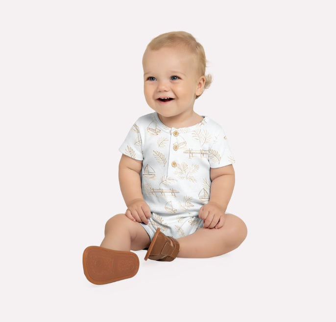 Milon Baby Romper Estampado Náutico Color Celeste Ref.2000338-70166