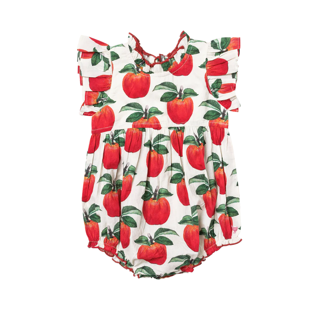 Pink Chicken Baby Girls Jennifer Bubble - Painted Apple