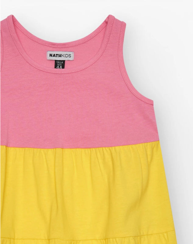 TucTuc NK Beach Stories Vestido sin mangas para niña en colores variados