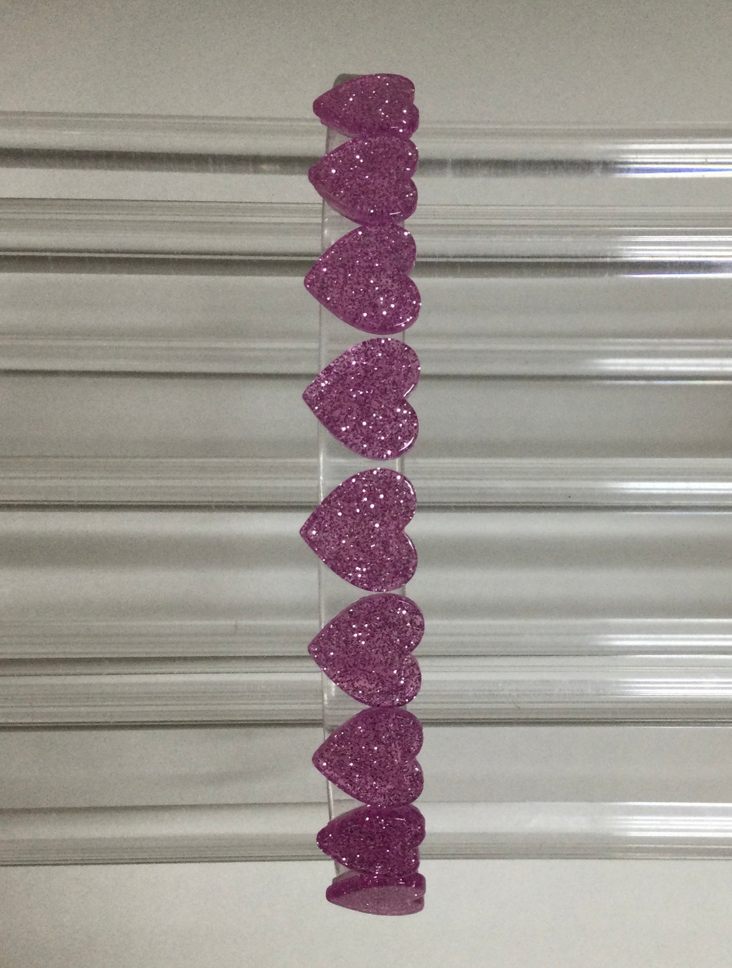 Lilies & Roses Hearts Glitter Trio Pink Headband