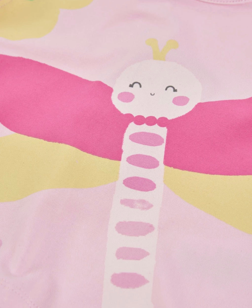 TucTuc Conjunto De Mangas De Tul Estampado Libélula