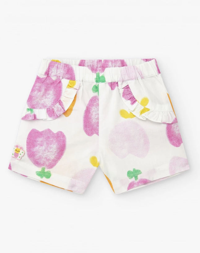 TucTuc Conjunto Para Niña Con Camiseta De Punto Sin Mangas Y Estampado