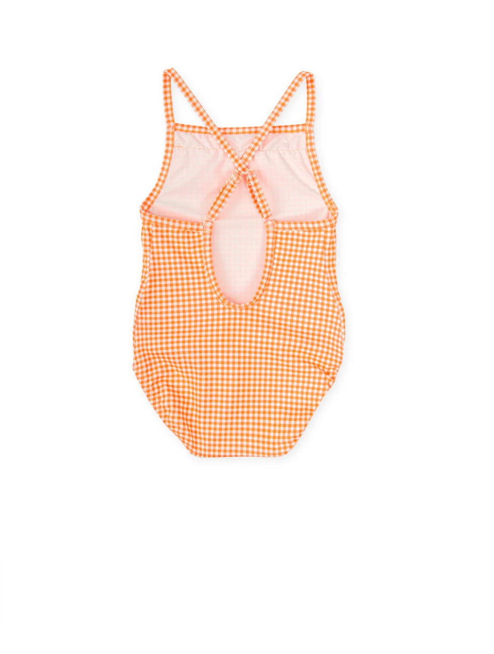 Tutto Piccolo Bañador Vichy Naranja