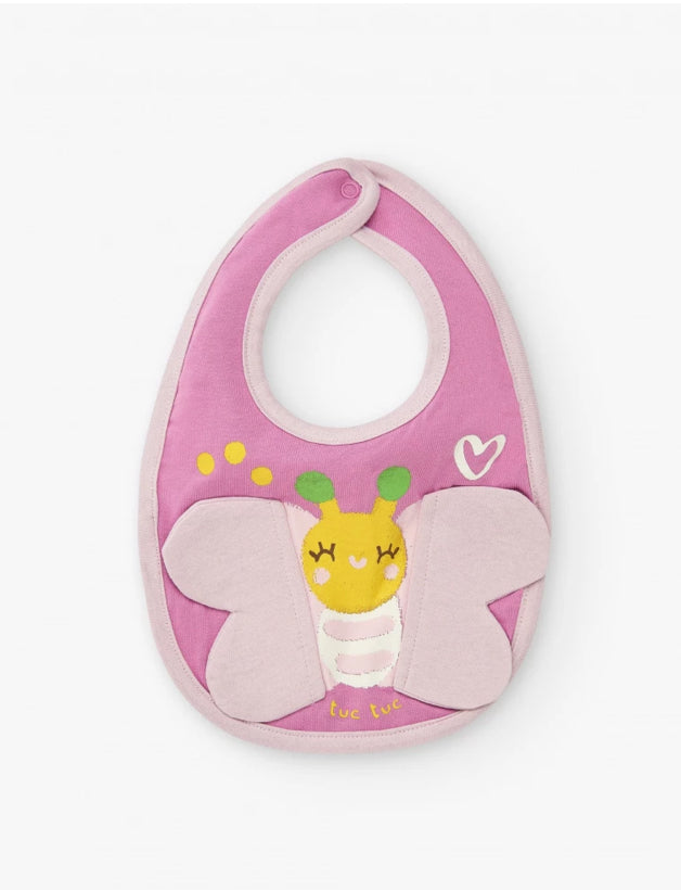 TucTuc Pack Baberros Para Niña Color Rosa