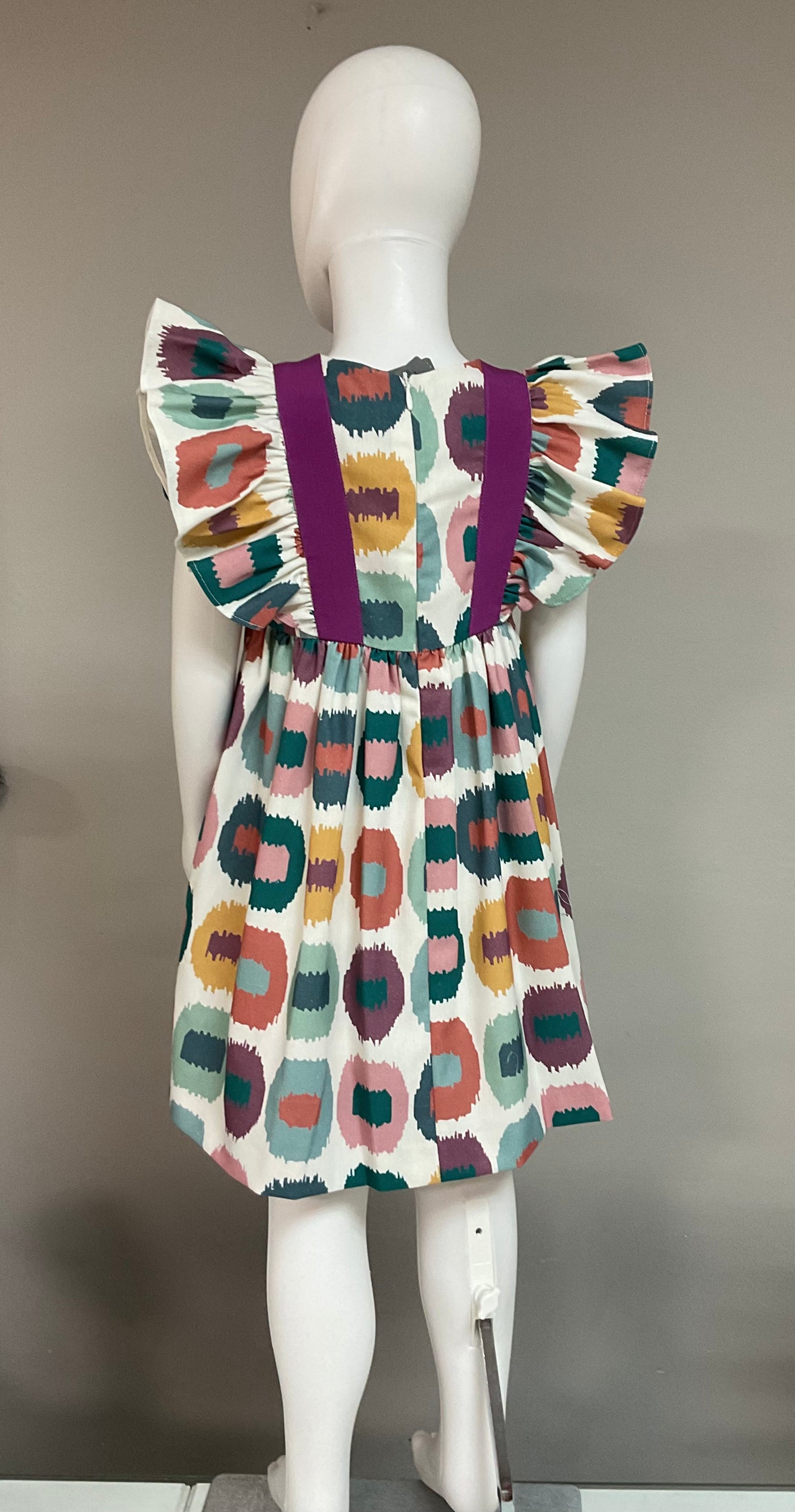 José Varón Vestido Rosa/Verde