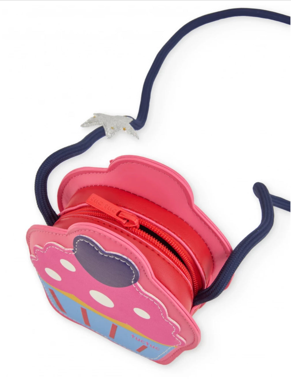 TucTuc Bolso bandolera para niña con diseño de cupcake