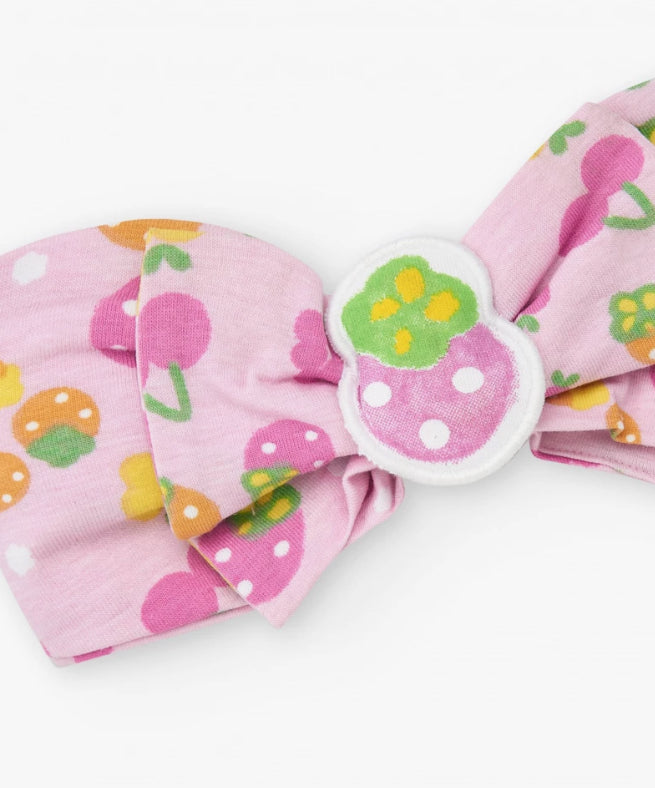 TucTuc Berry Sweet Diadema De Punto Para Niña Con Lazo