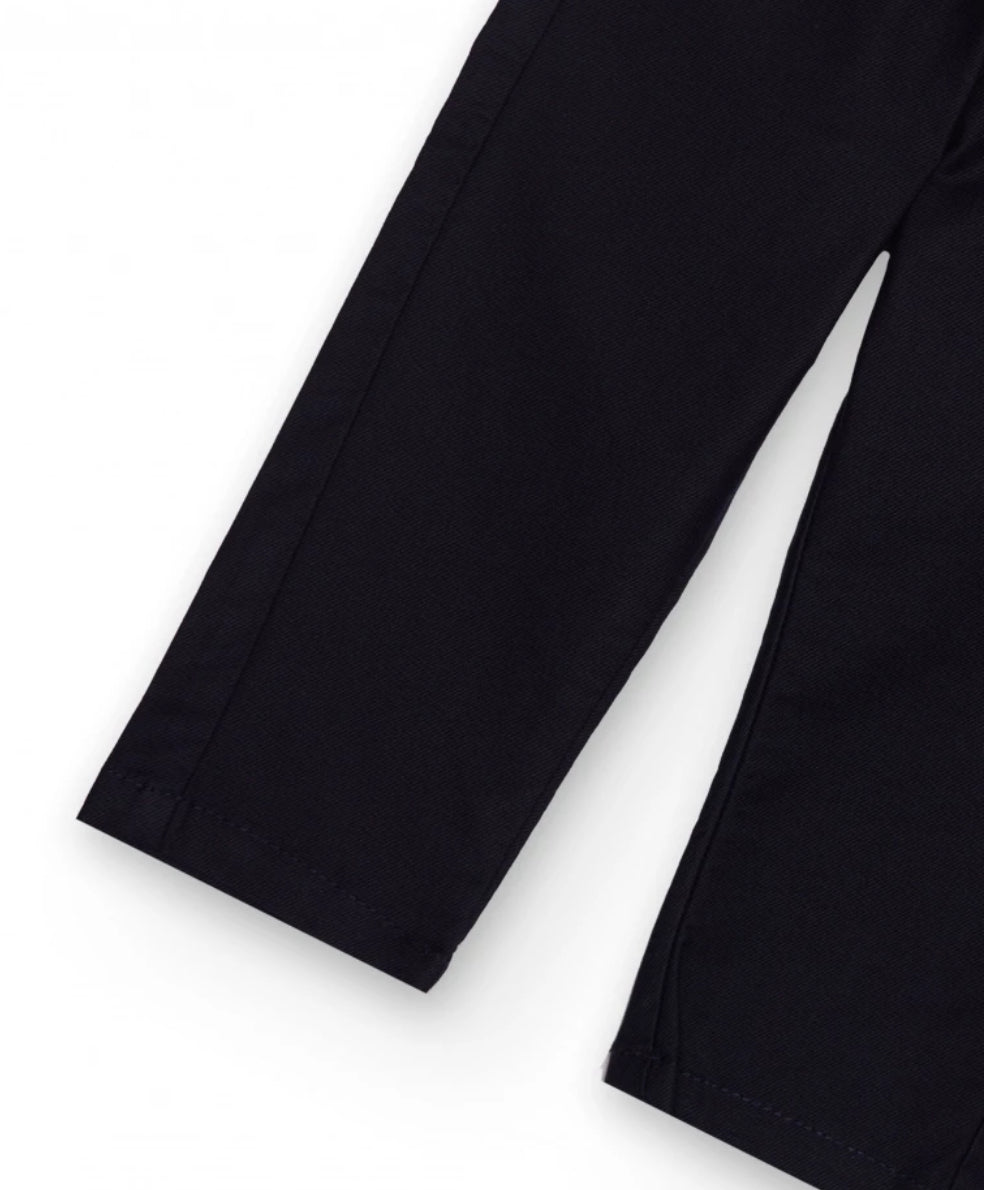 TucTuc Camisa Blanca De Balones Y Pantalón Azul Marino