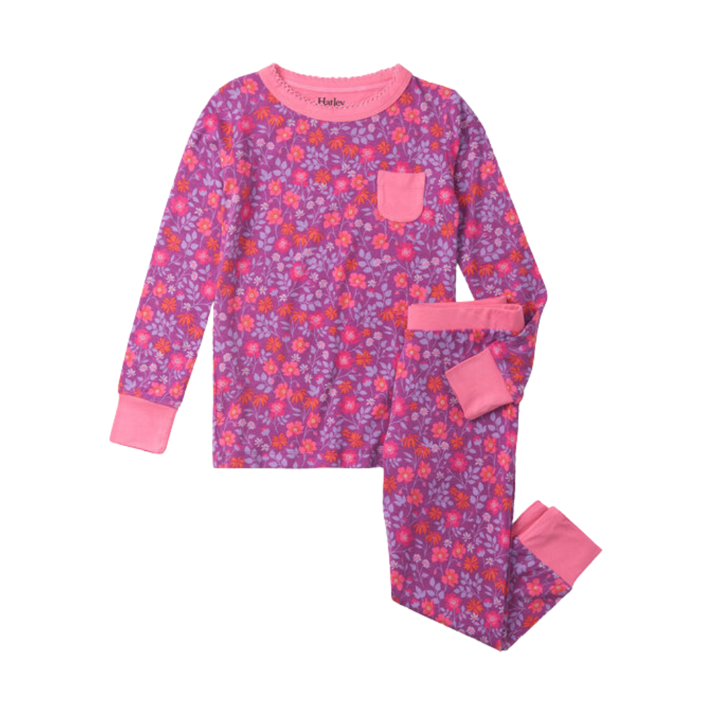 Hatley Wild Flowers Bamboo Kids Pajama Set