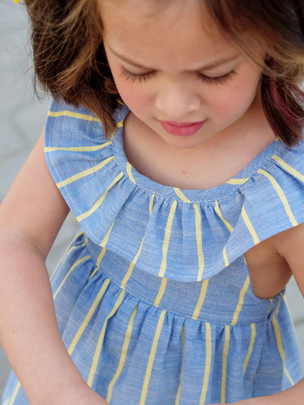 Cocote Baby & Kids Vestido Rayas Azul y Verde