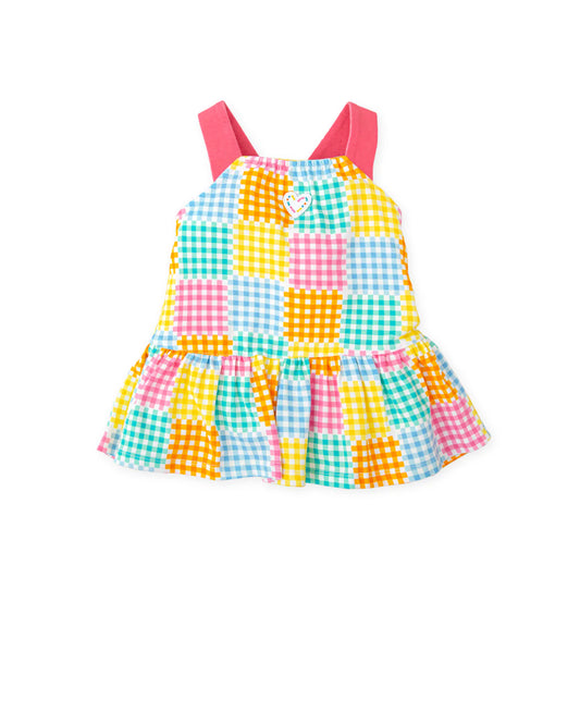 AGATHA RUIZ DE LA PRADA BABY VESTIDO TIRANTES VICHY MULTICOLOR NIÑA