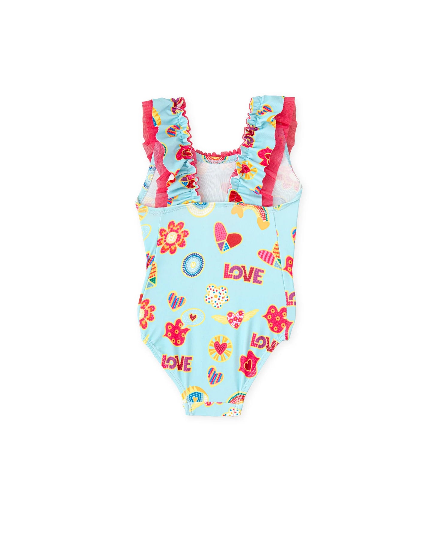 AGATHA RUIZ DE LA PRADA BABY TRAJE DE BAÑO ESTAMPADO ICONOS AGUAMARINA NIÑA