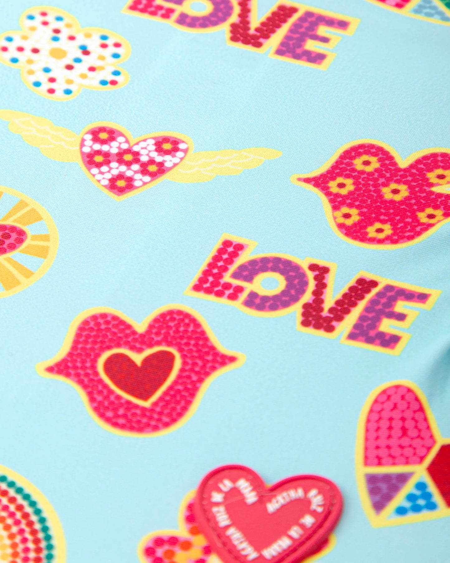 AGATHA RUIZ DE LA PRADA BABY TRAJE DE BAÑO ESTAMPADO ICONOS AGUAMARINA NIÑA