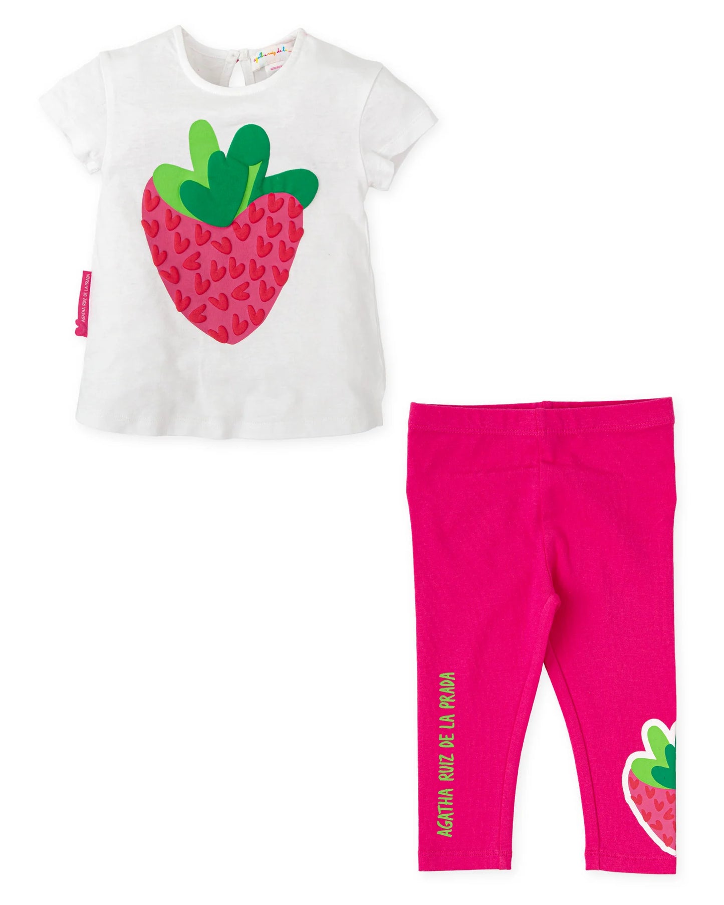 AGATHA RUIZ DE LA PRADA BABY CONJUNTO 2 PZAS. FRESA FUCSIA NIÑA