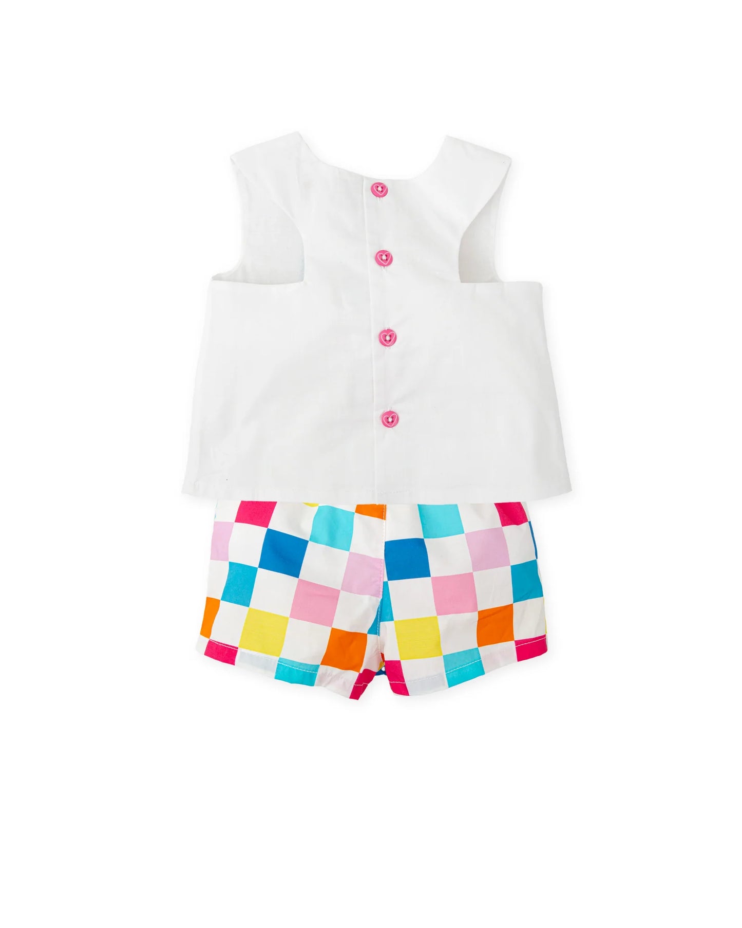 AGATHA RUIZ DE LA PRADA BABY Top Con Short Blanco Óptico